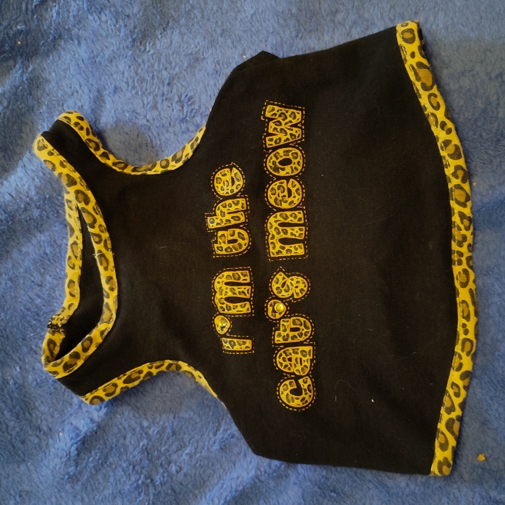 Small animal "I'm the cats meow" shirt